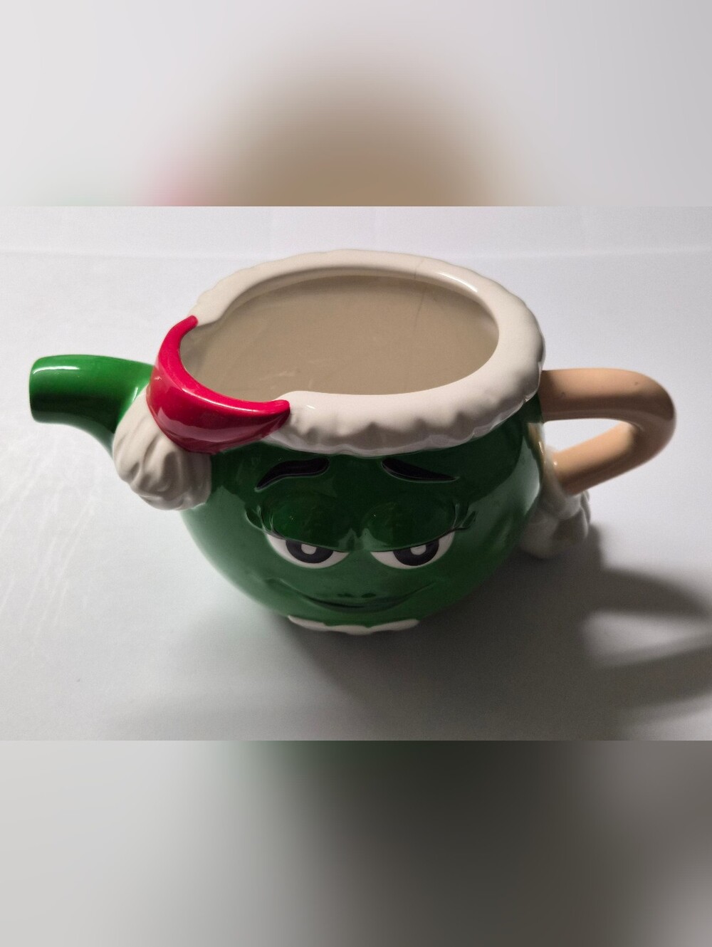 Green M&M Ceramic Mug